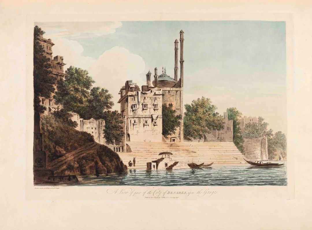 A View of Part of the City of Benares upon the Ganges